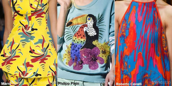 Stampe e modelli di tendenze dalle sfilate S / S 2015 Stampe e modelli di tendenze dalle sfilate S / S 2015