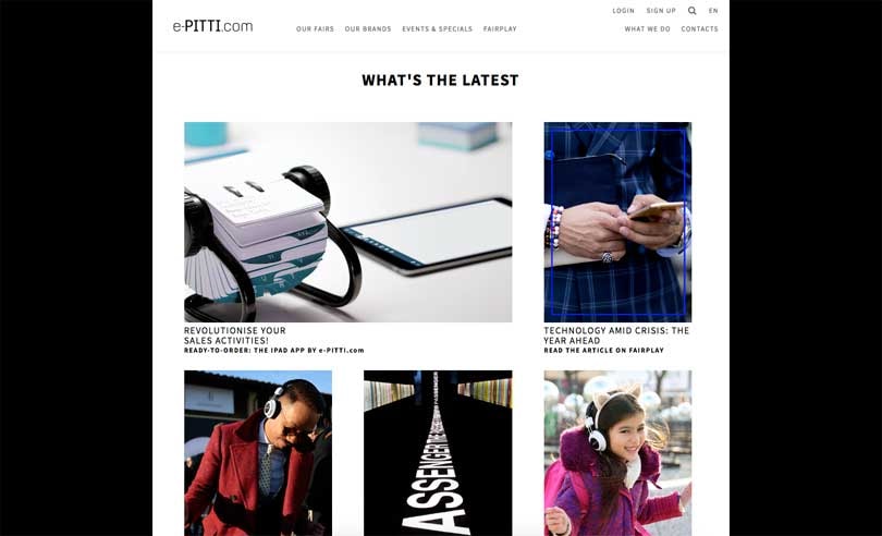 e-Pitti.com: cambia look da giugno e dà un nuovo format a Decoded Fashion e-Pitti.com: cambia look da giugno e dà un nuovo format a Decoded Fashion