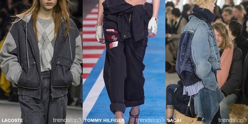 Tendenze donna Fw 18-19 per il denim fast fashion Tendenze donna Fw 18-19 per il denim fast fashion