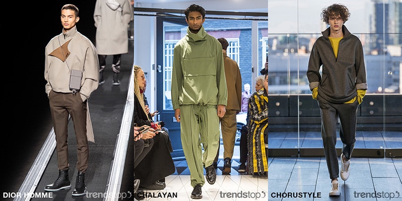 Silhouette chiave sulle passerelle uomo autunno inverno 2019-20 Silhouette chiave sulle passerelle uomo autunno inverno 2019-20