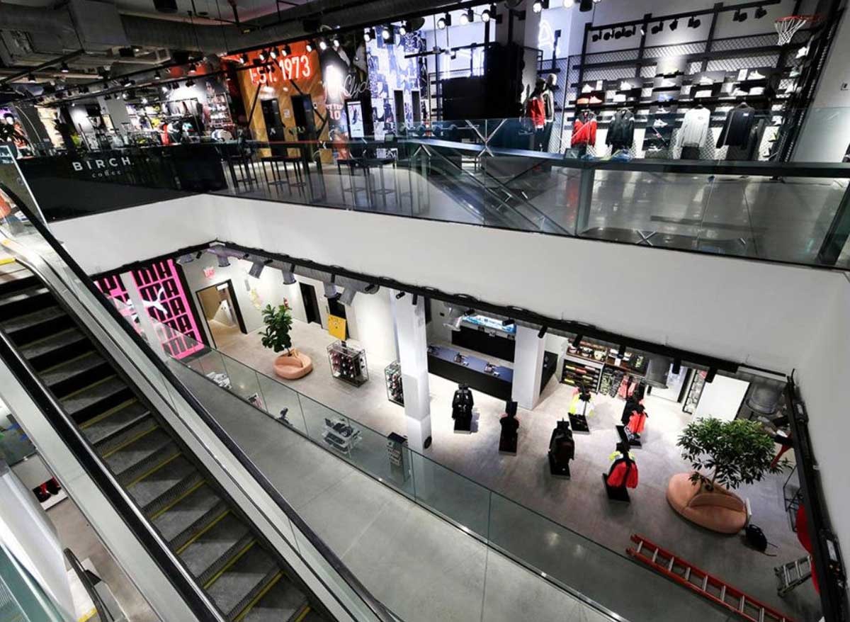 In foto: il primo flagship store nordamericano di Puma a New York City In foto: il primo flagship store nordamericano di Puma a New York City